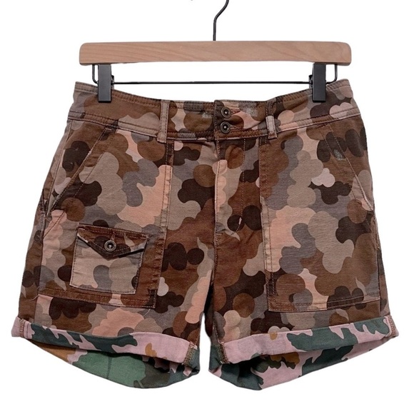 Anthropologie The Wanderer Camo Utility Shorts Size 26 - Picture 2 of 11